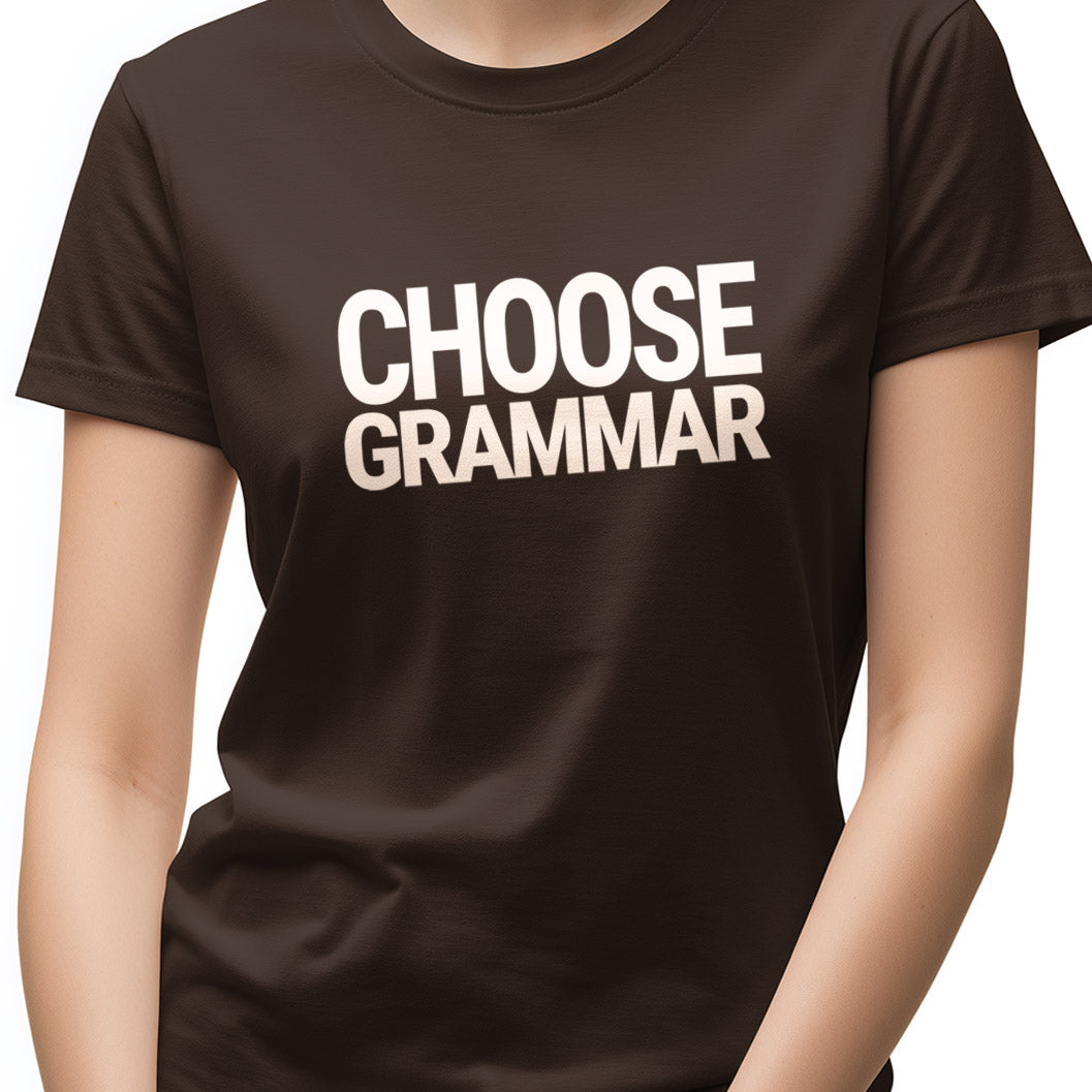 Choose Grammar Unisex Softstyle T-Shirt