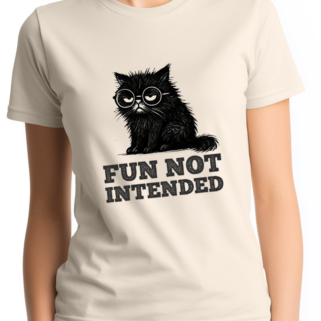 Fun not intended cat Unisex Softstyle T-Shirt