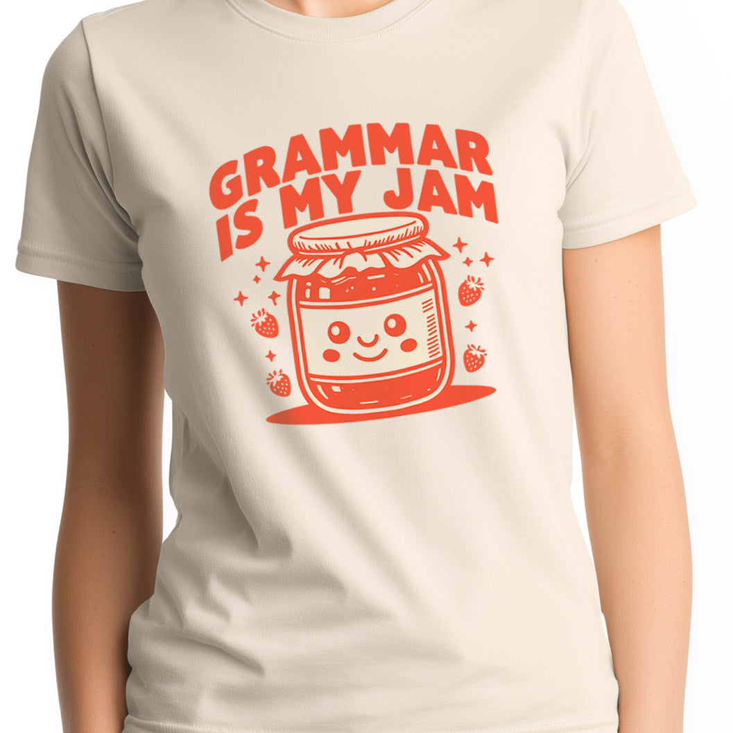 Grammar is my jam Unisex Softstyle T-Shirt