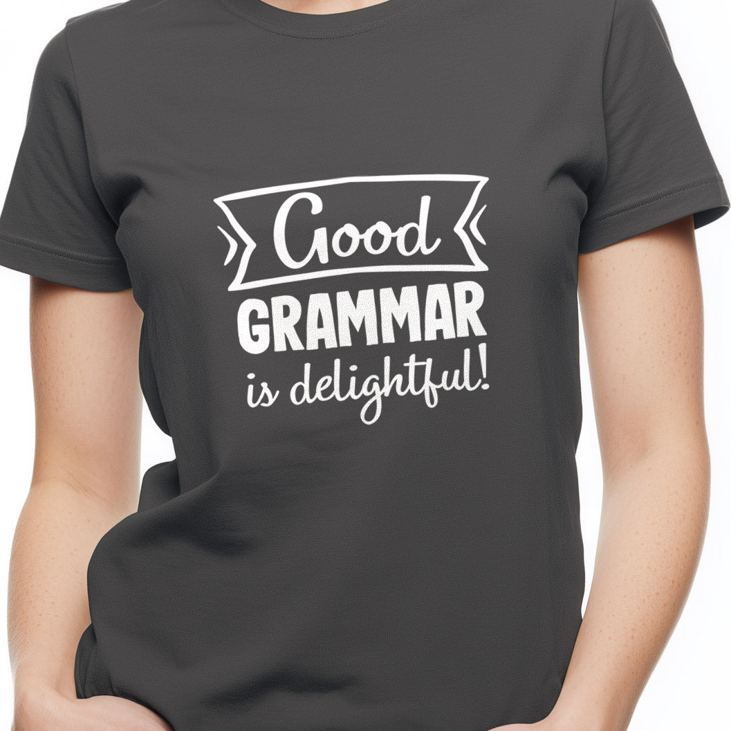 Good grammar is delightful Unisex Softstyle T-Shirt