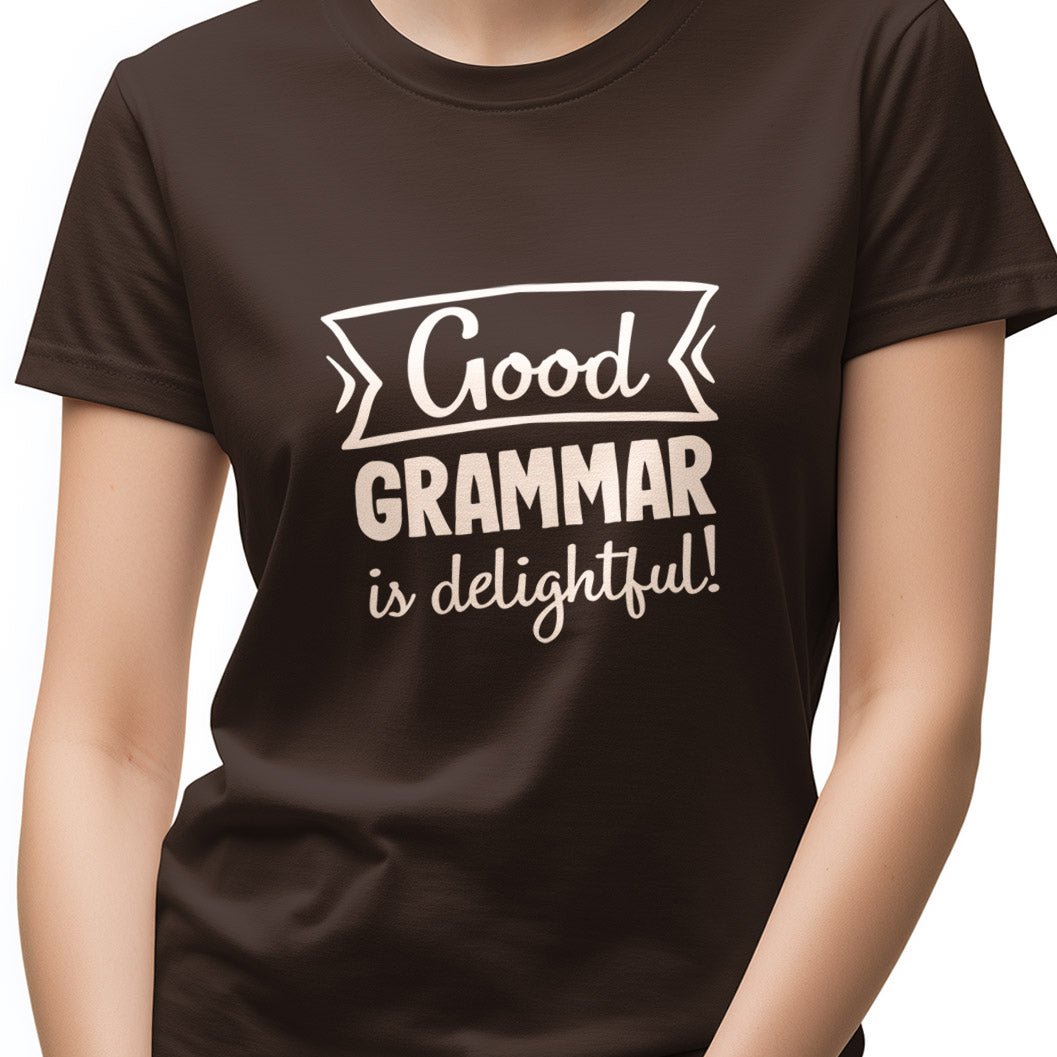 Good grammar is delightful Unisex Softstyle T-Shirt