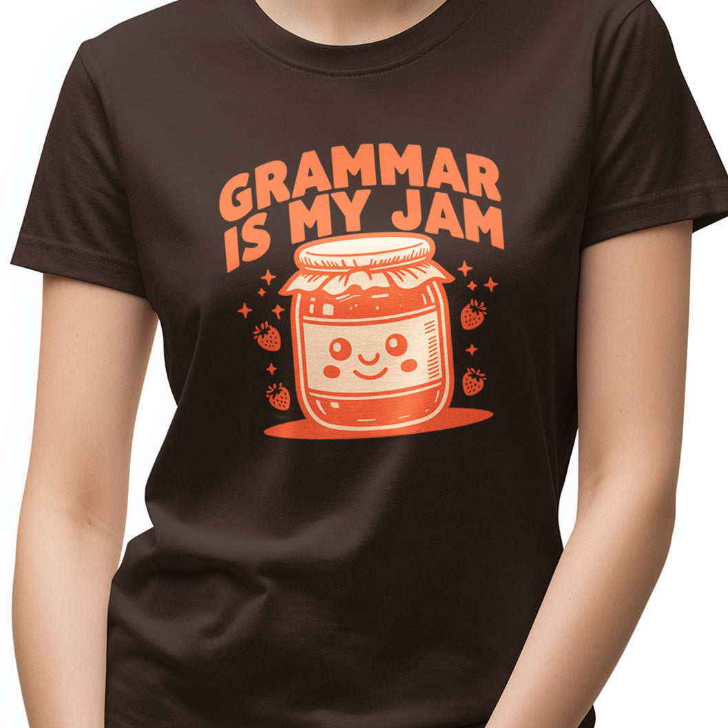 Grammar is my jam Unisex Softstyle T-Shirt