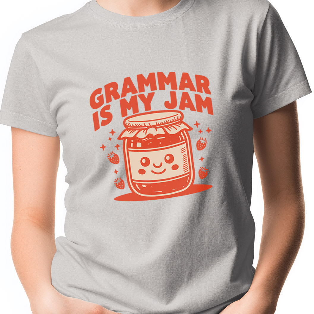 Grammar is my jam Unisex Softstyle T-Shirt