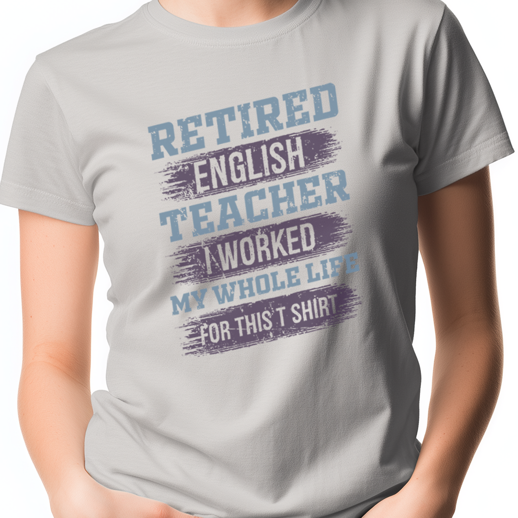 Retired Englist teacher Unisex Softstyle T-Shirt