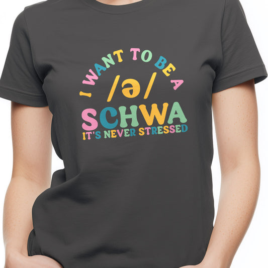 I want to be a schwa Unisex Softstyle T-Shirt