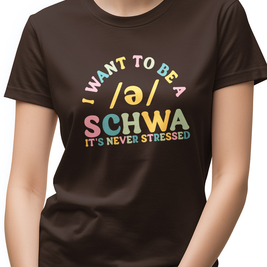 I want to be a schwa Unisex Softstyle T-Shirt