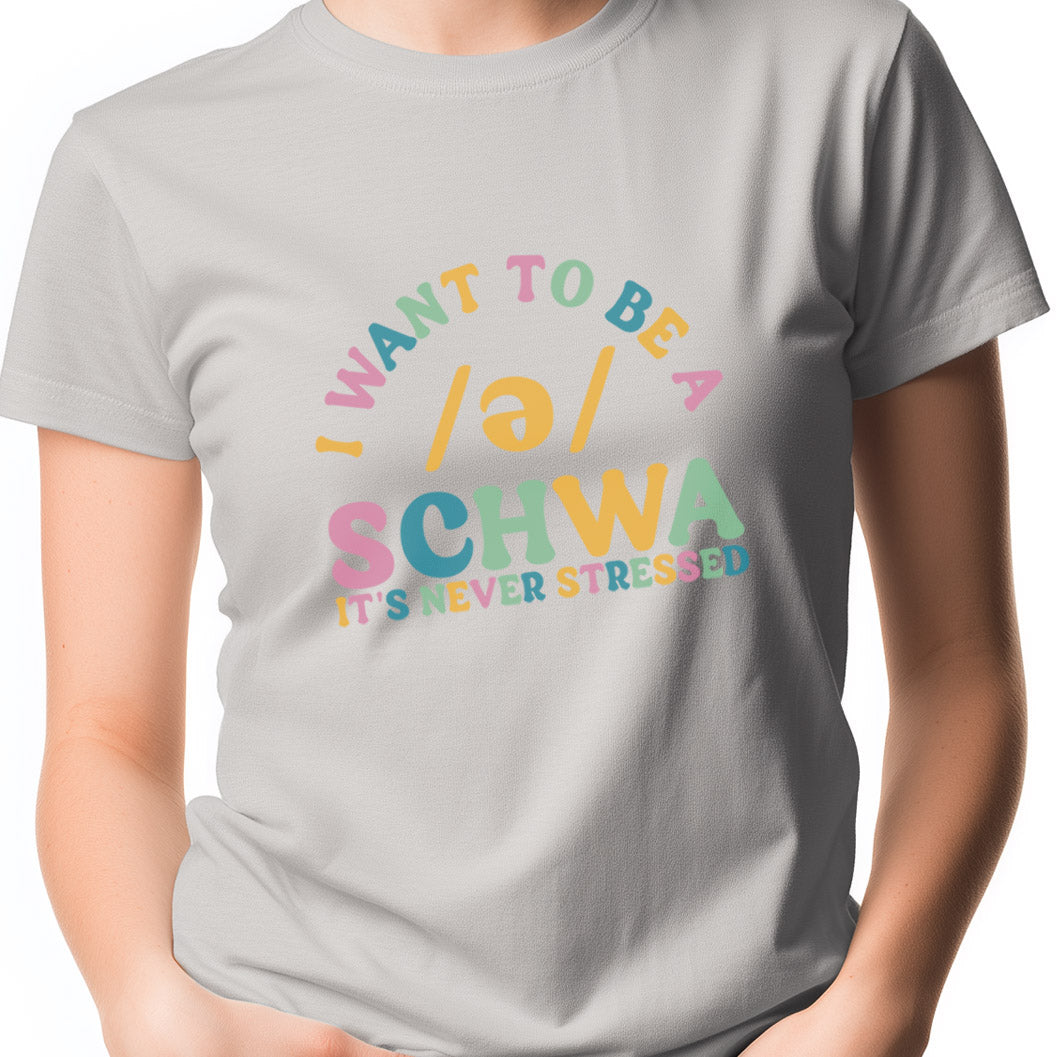 I want to be a schwa Unisex Softstyle T-Shirt