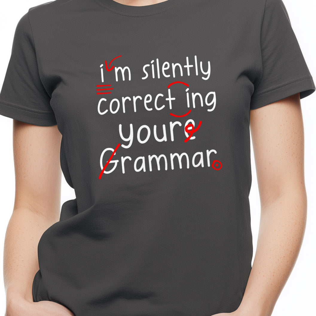 Silently correcting your grammar Unisex Softstyle T-Shirt