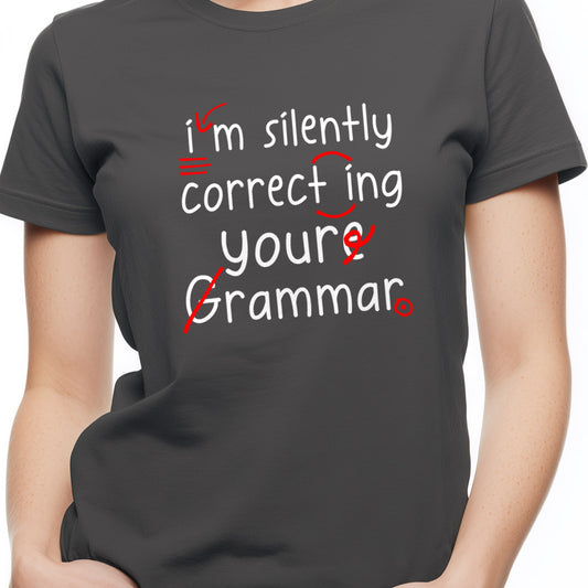 Silently correcting your grammar Unisex Softstyle T-Shirt