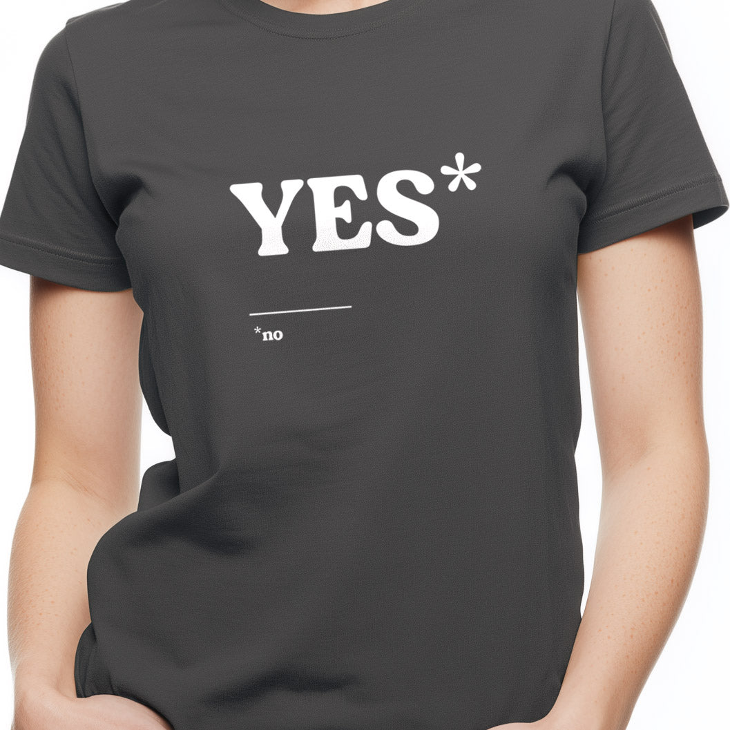 Yes asterisk no Unisex Softstyle T-Shirt